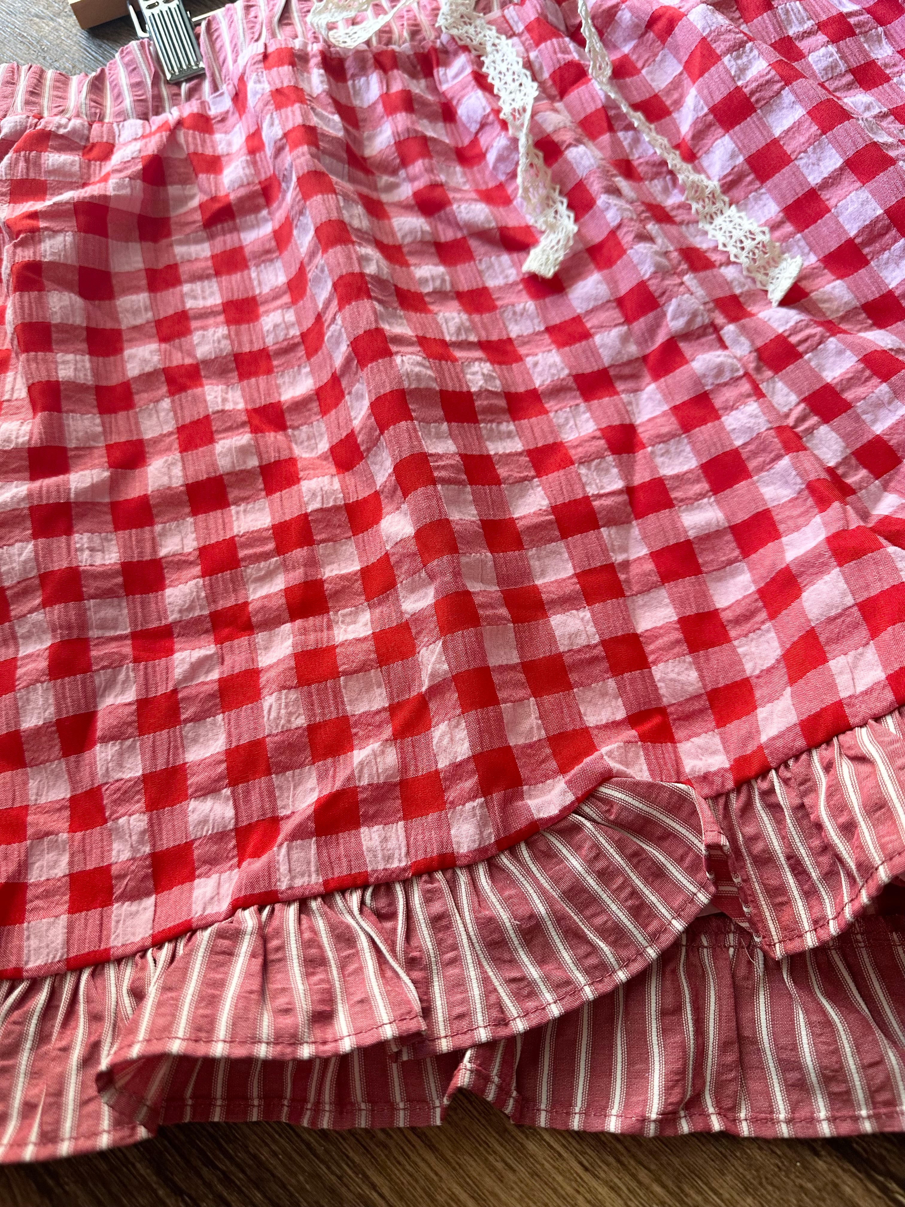 Gingham Short