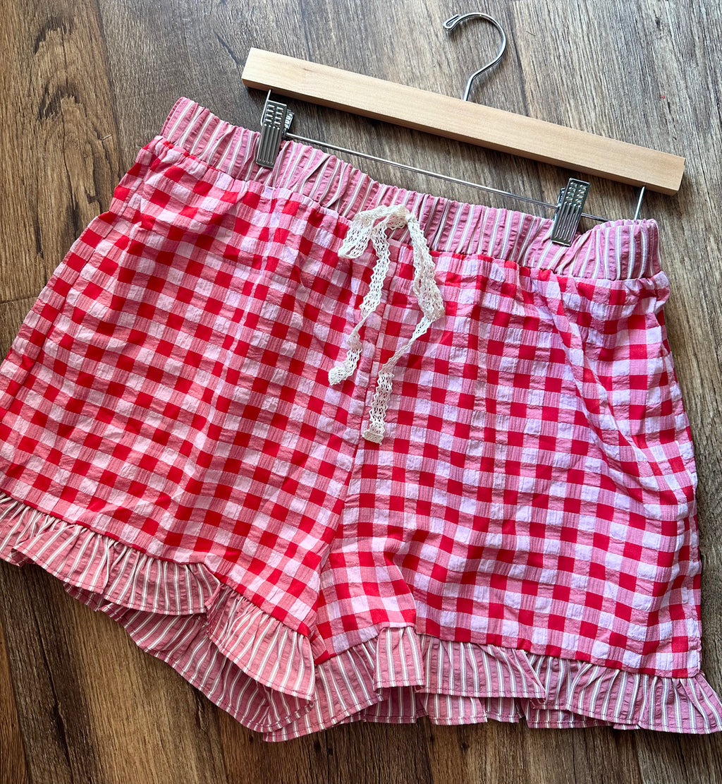 Gingham Short