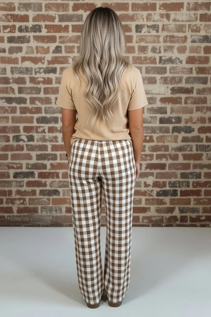 Gingham Pants